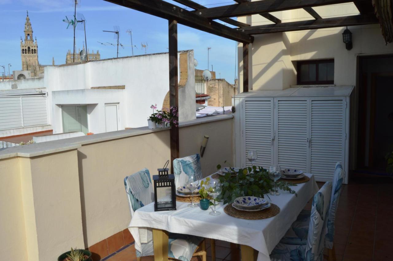 Homeyseville-Amazing Penthouse Giralda Views 8 Pax, Parking Optional Esterno foto