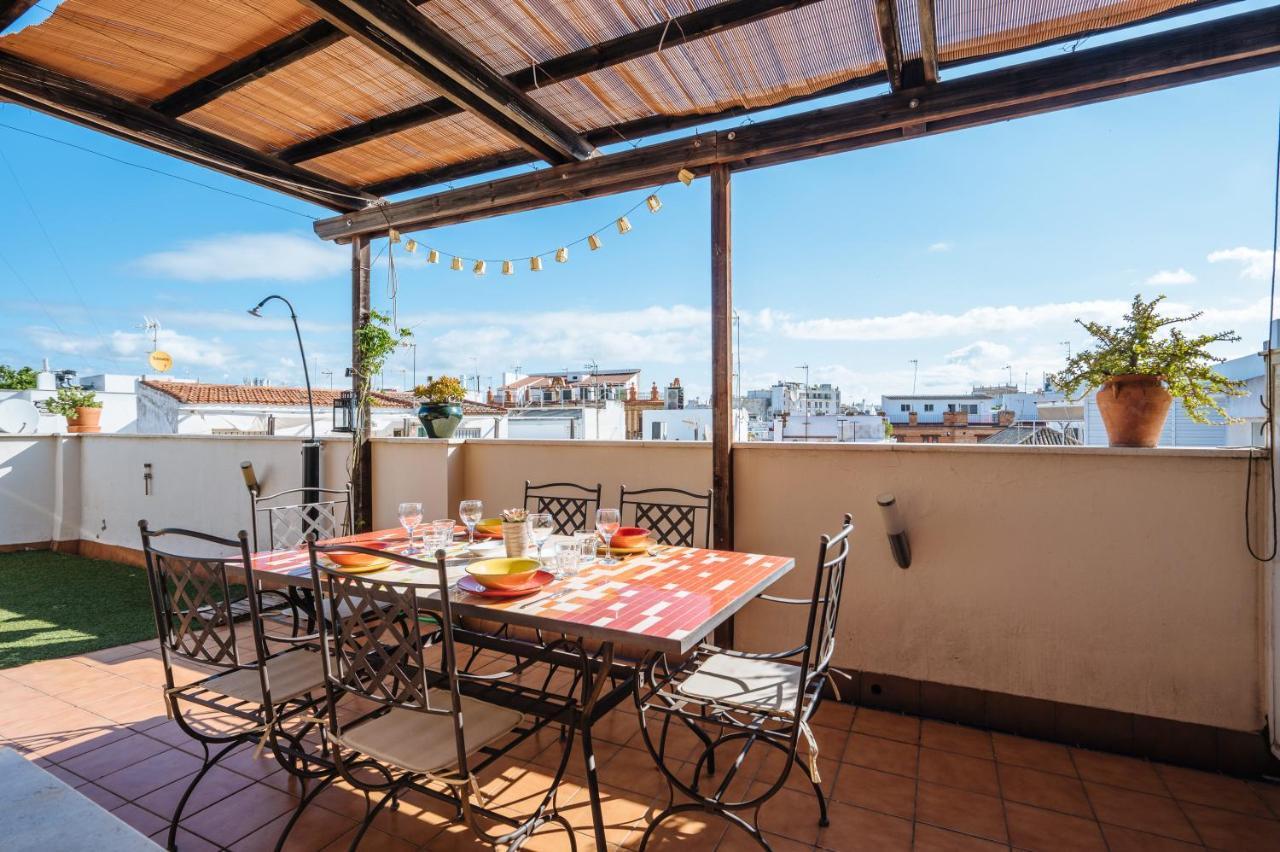 Homeyseville-Amazing Penthouse Giralda Views 8 Pax, Parking Optional Esterno foto