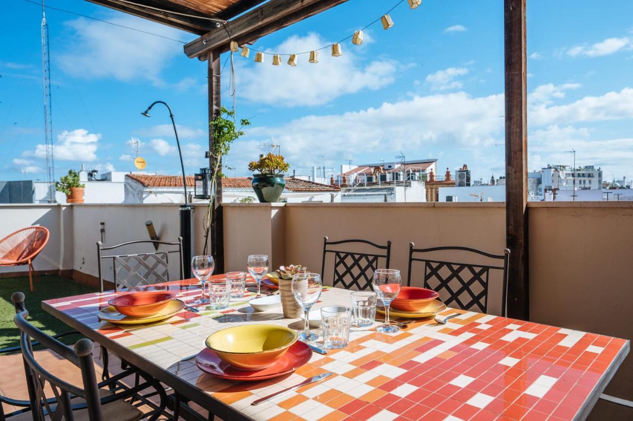 Homeyseville-Amazing Penthouse Giralda Views 8 Pax, Parking Optional Esterno foto